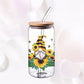 4PCS DIY diamond painting cup stickers (without cup) | Gnome Sunflower