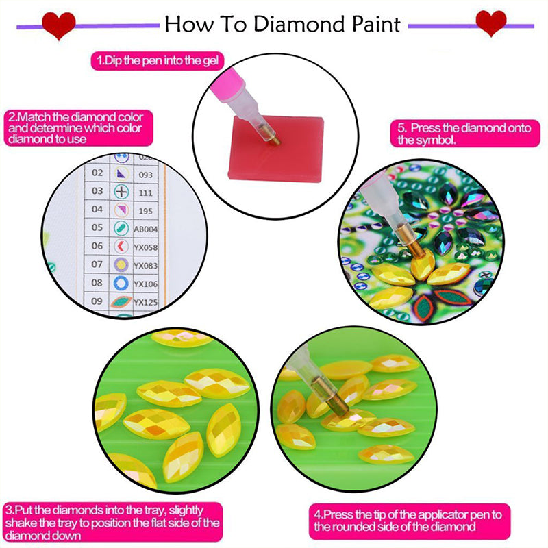 Plum blossom | Special Shaped Diamond Painting Kits