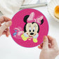5 pcs set DIY Special Shaped Diamond Painting Cartoon Coaster