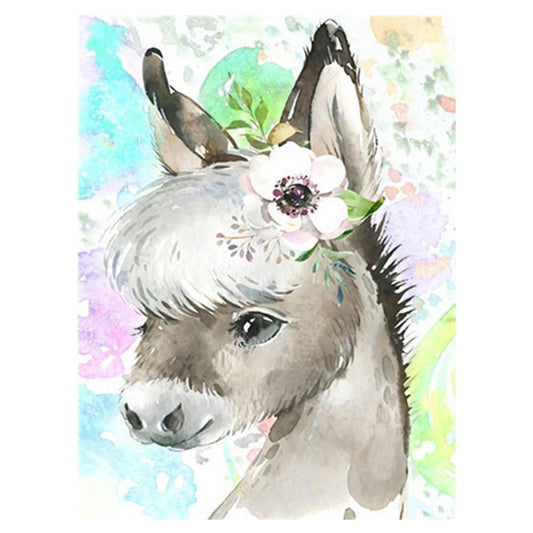 Little white horse | Full Round Diamond Painting Kits