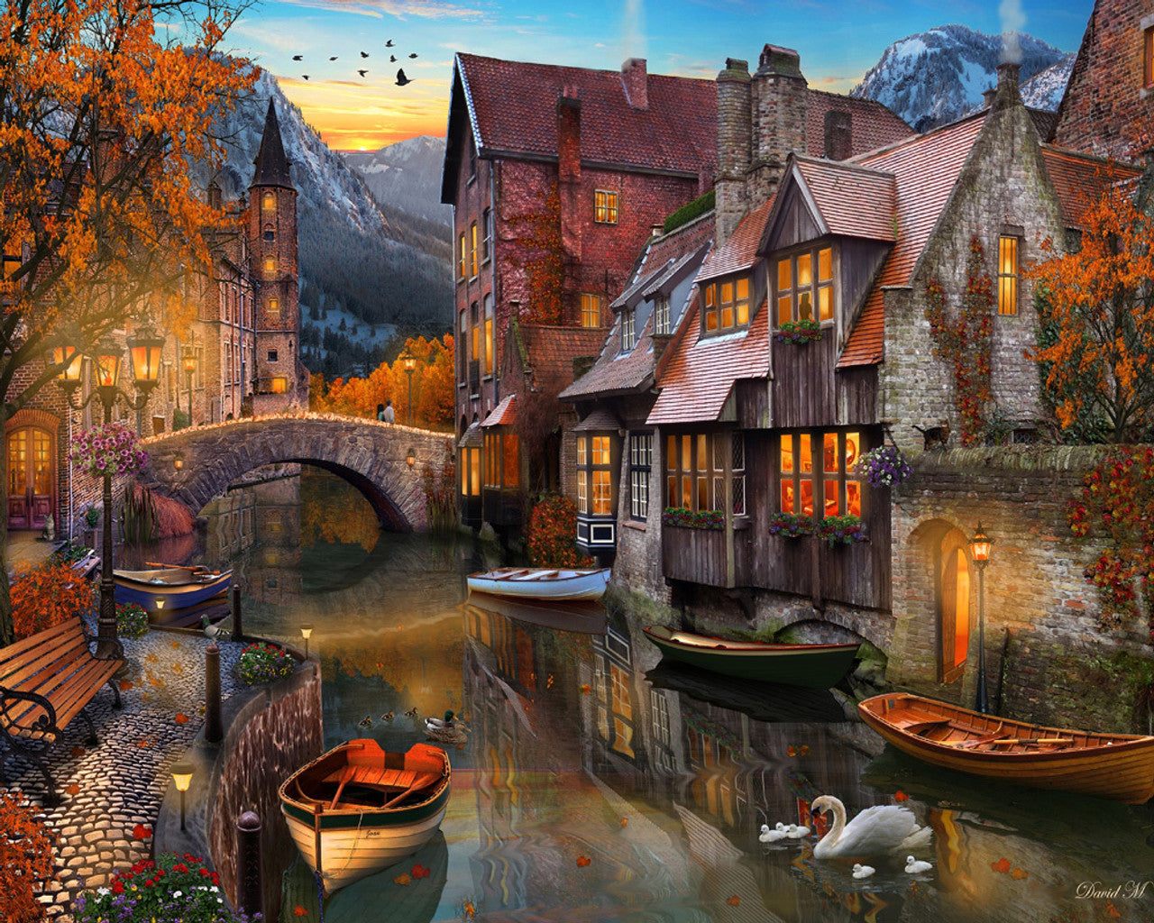 Diamond Painting - Autumn Canal