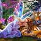 AB Diamond Painting  |  Fairy and Tiger