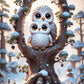 AB Diamond Painting |Owls Under the Tree
