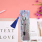 DIY Horse Special Shaped Diamond Painting Leather Bookmark with Tassel