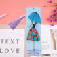 DIY girl Special Shaped Diamond Painting Leather Bookmark Tassel