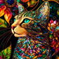 AB Diamond Painting  |  Colorful Cats