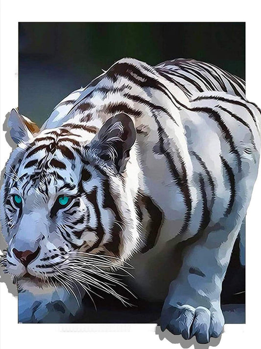 Green eyes Tiger infested  | Full Round/square Diamond Painting Kits