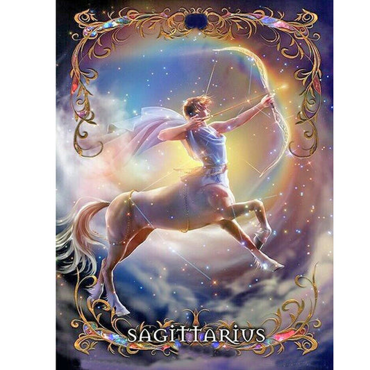 Twelve constellations - Sagittarius | Full Round Diamond Painting Kits (30x40cm)