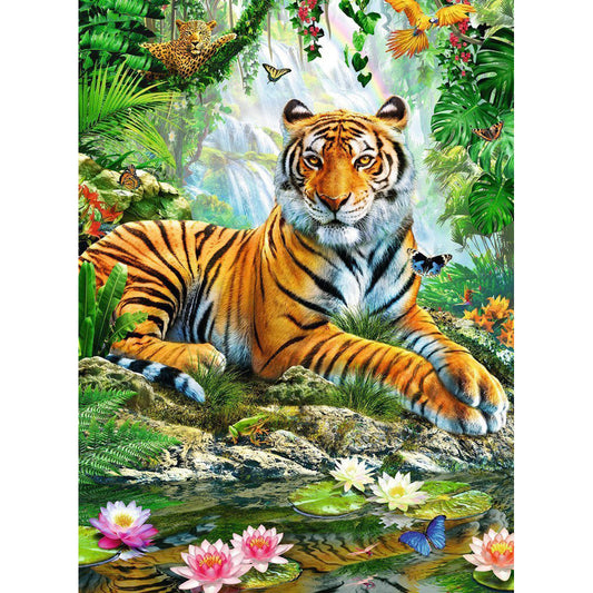 Tiger | Full Round/square Diamond Painting Kits