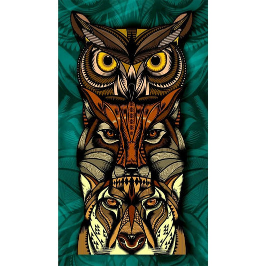 Owl | Full Round Diamond Painting Kits (40x70cm)
