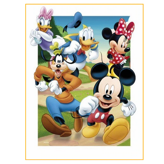 Mickey Mouse and his friends | Full Round/Square Diamond Painting Kits