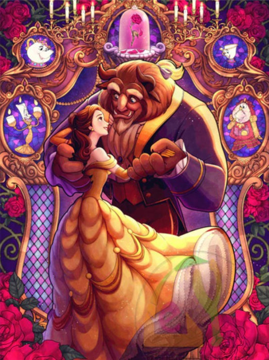 Beauty and the Beast | Full Round/Square Diamond Painting Kits