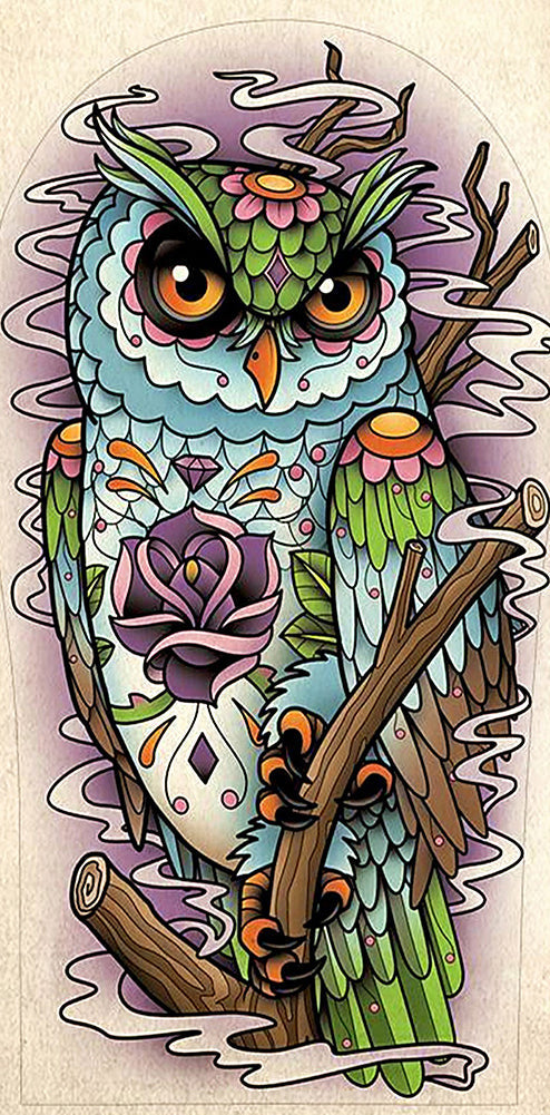 Owl | Full Round/Square Diamond Painting Kits