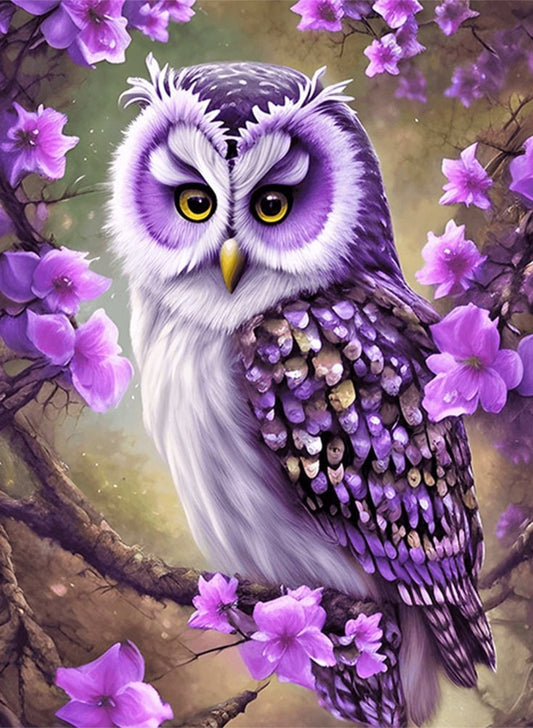 Full Round Diamond Painting Kits  | Owl