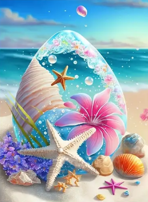 Full Round Diamond Painting Kits  | Beach