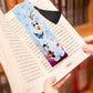 DIY Special Shaped Diamond Painting Leather Bookmark Tassel | Snowman