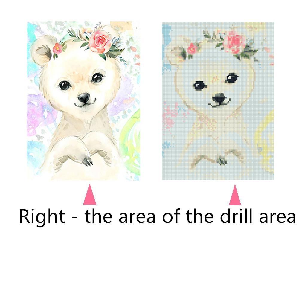 Little yellow dog | Full Round Diamond Painting Kits
