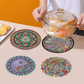 4PCS Diamond Painting Placemats Insulated Dish Mats | Mandala