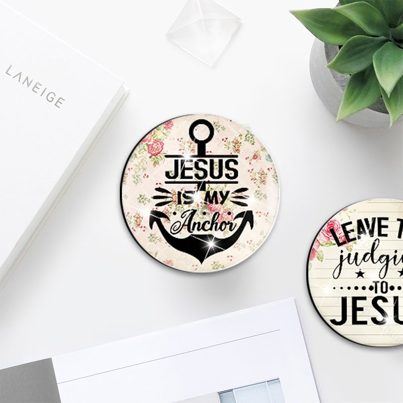 8 pcs set DIY Special Shaped Diamond Painting Coaster  | Jesus (no holder)
