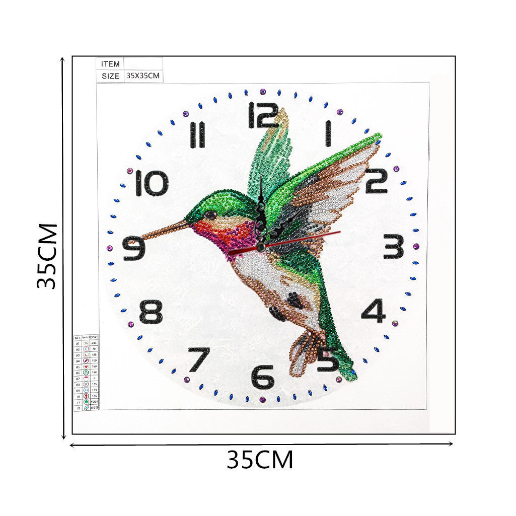 Bird Clock | Special Shaped Diamond Painting Kits