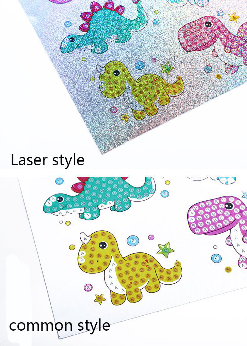 DIY Sparkling Diamond Painting Stickers Wall Sticker | Marine animals