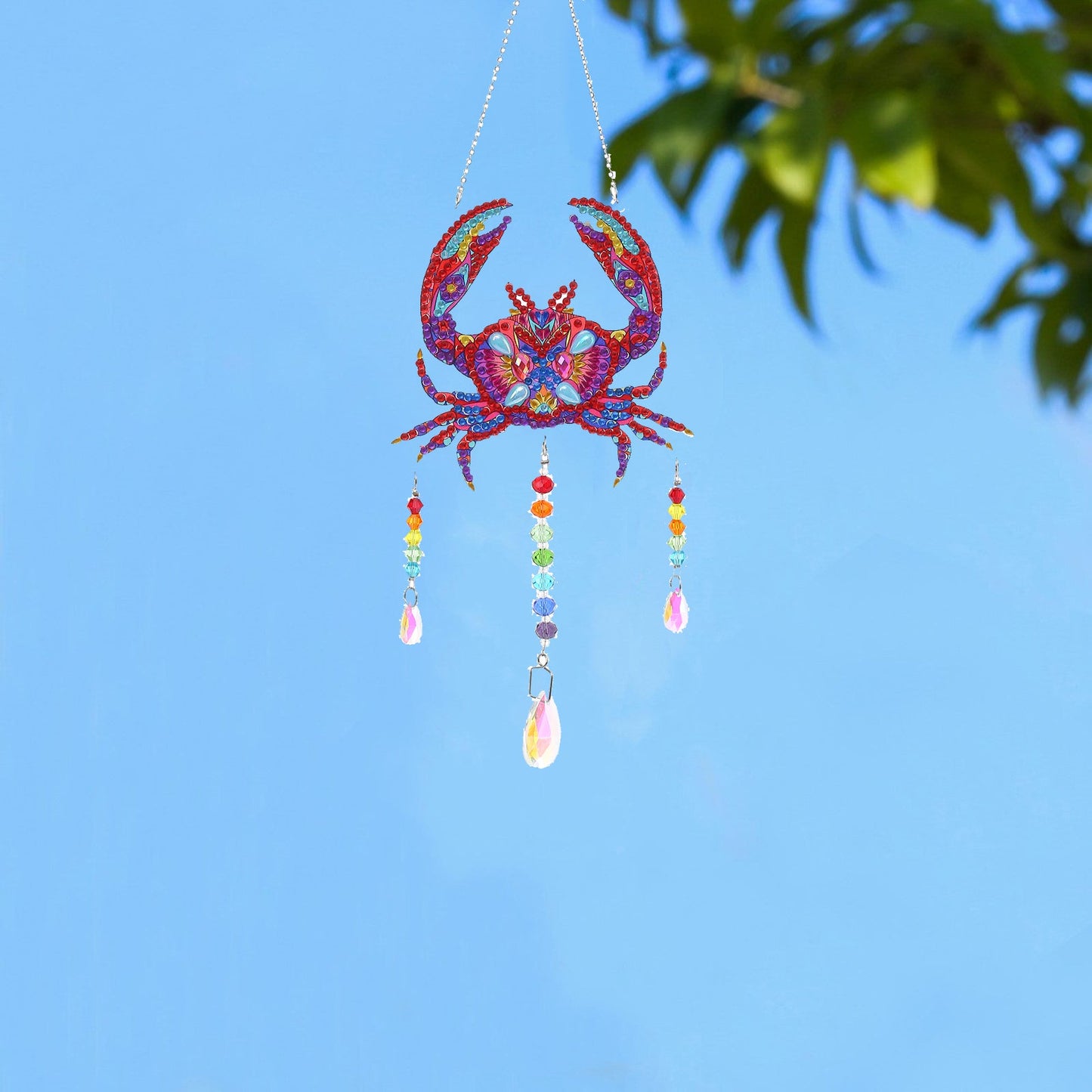 Diamond Painting Suncatcher Kit | DIY Crystal Prism Teardrop Pendant Hanging