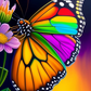 AB Diamond Painting  |   Colorful Butterfly