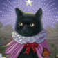 AB Diamond Painting    | Black Cat  Princess