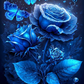 AB Diamond Painting  |  Blue Flower