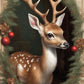 Luxury AB Velvet Diamond Painting Kit - Christmas Deer