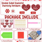 24 pcs DIY Diamond Painting Keychain  | Valentine (single sided)