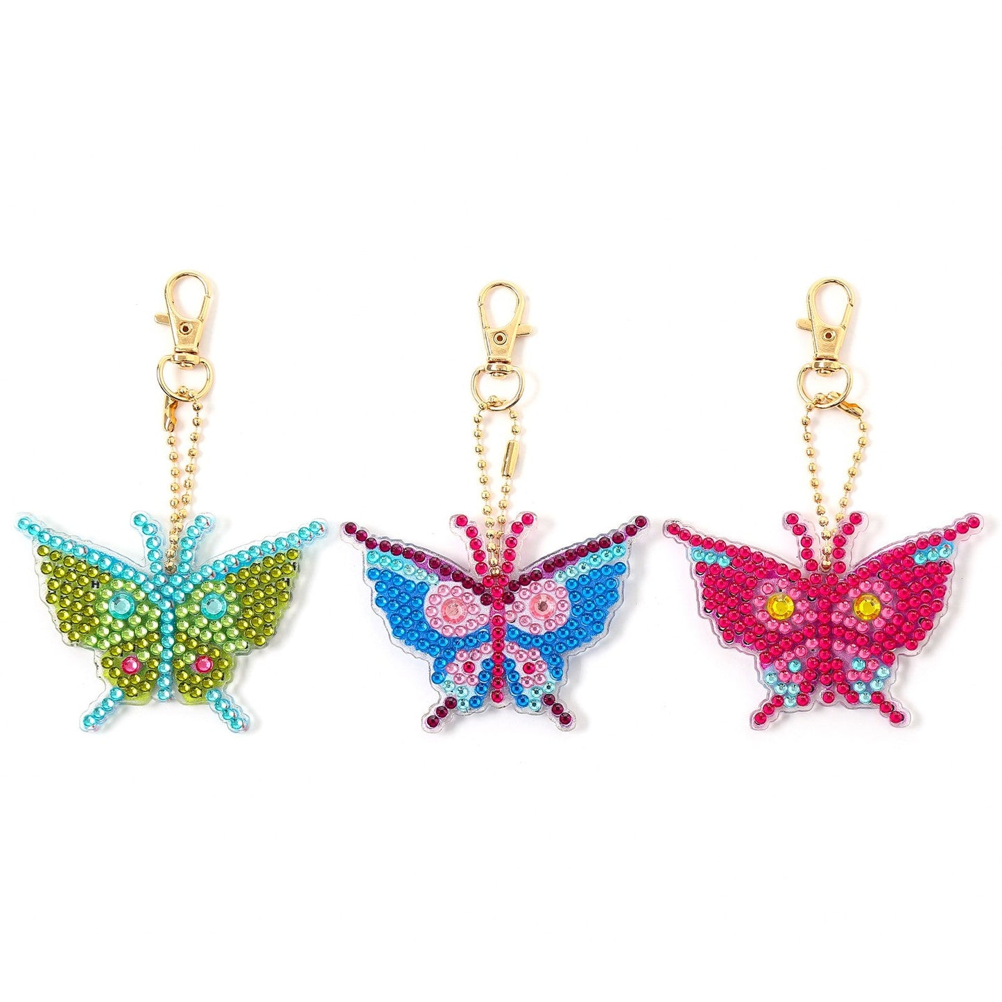 Blingbling's Keychain | Butterfly | Three Piece Set