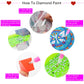 8 pcs set DIY Special Shaped Diamond Painting Coaster | Black