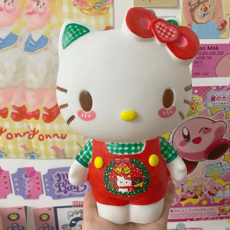 DIY Coin Bank Hand‑Painted Squishies Vinyl Paint Toy | HelloKitty