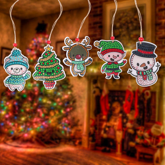 Blingbling's Keychain | Christmas series | 5pcs Double sided