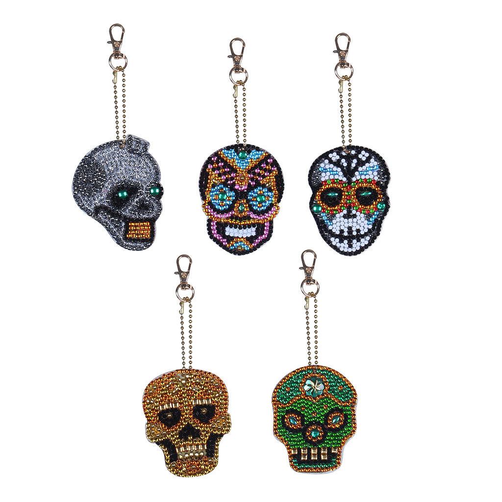 DIY keychain | Skull | 5 Piece Set