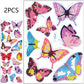 2pcs set Diamond Painting Stickers Wall Sticker | Butterfly