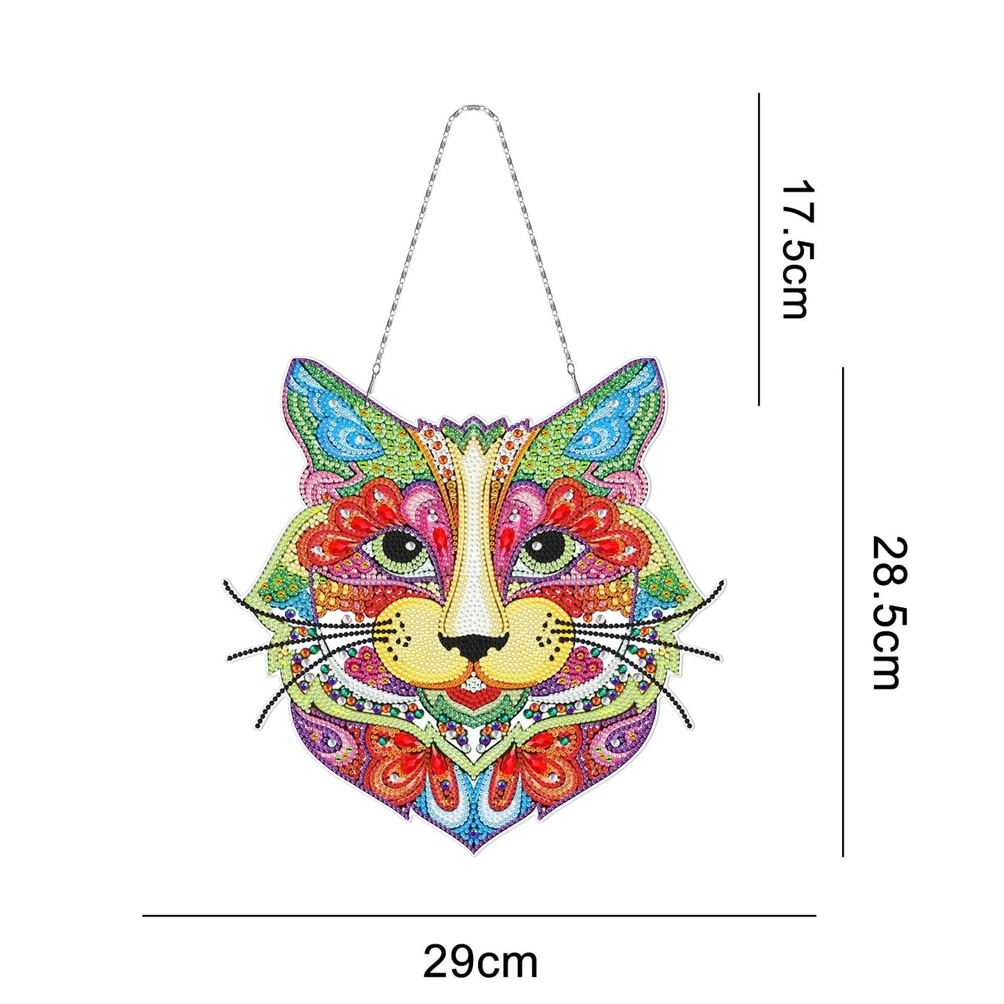Christmas diamond decoration | cat | diy pendant