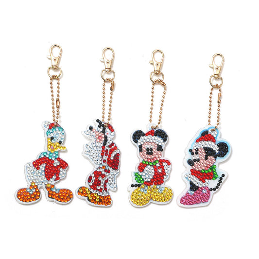 Blingbling's Keychain | mickey mouse | 4 Piece Set