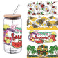 4PCS DIY diamond painting cup stickers (without cup) | fruit