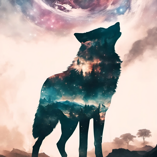 AB Diamond Painting  |  Forest Wolf