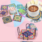 9 pcs set DIY Special Shaped Diamond Painting Coaster | Mandala