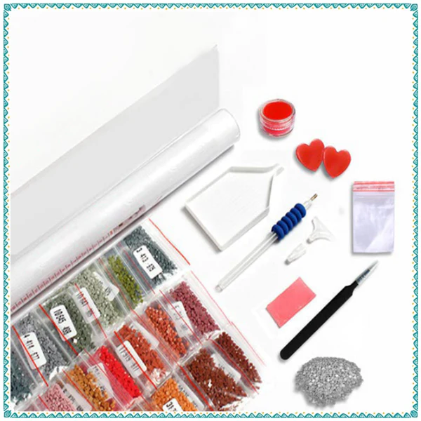AB Diamond Painting Kit | Beauty in Pink Skirt
