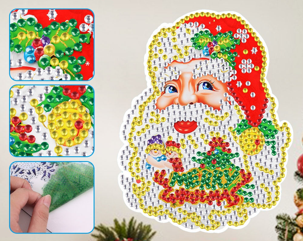 DIY Diamond Painting Stickers Wall Sticker | Christmas