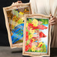 Diamond Painting Wooden Trays With Handle - Cardinal