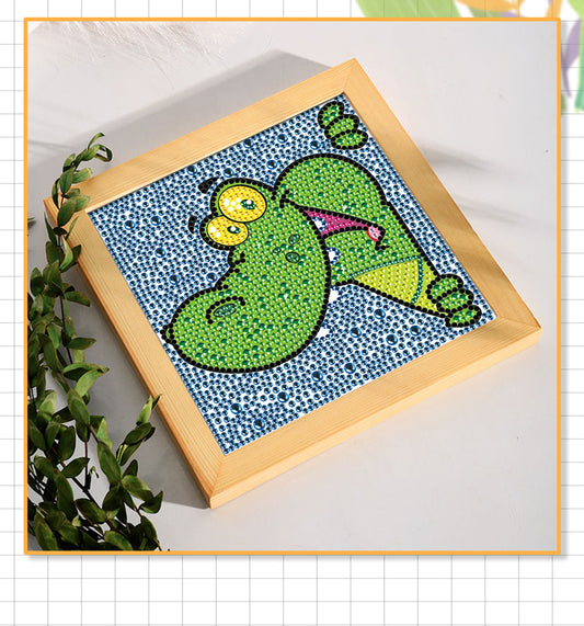 Children's Series | Crocodile | Crystal Rhinestone Diamond Painting Kit