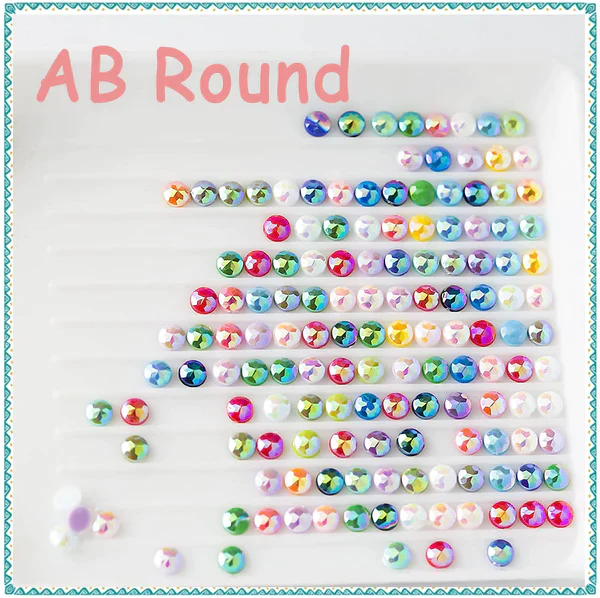 AB Diamond Painting Kit | Beauty back view