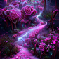 AB Diamond Painting  |   Purple Rose Road