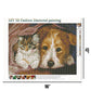 Dog And Cat   | Full Round Diamond Painting Kits