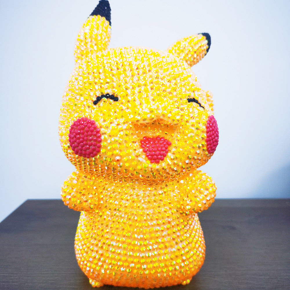 DIY Pikachu -Crystal Rhinestone Full Diamond Painting-£¨No glue£©